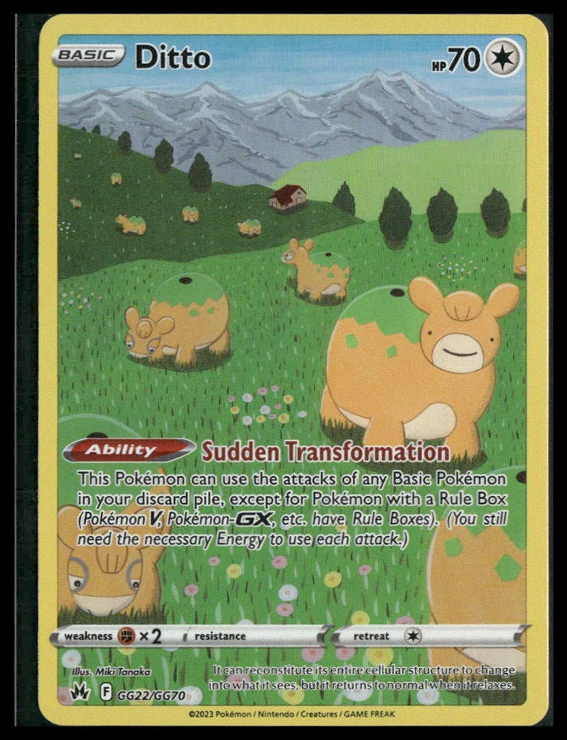 Ditto #GG22/GG70 Crown Zenith: Galarian Gallery LP