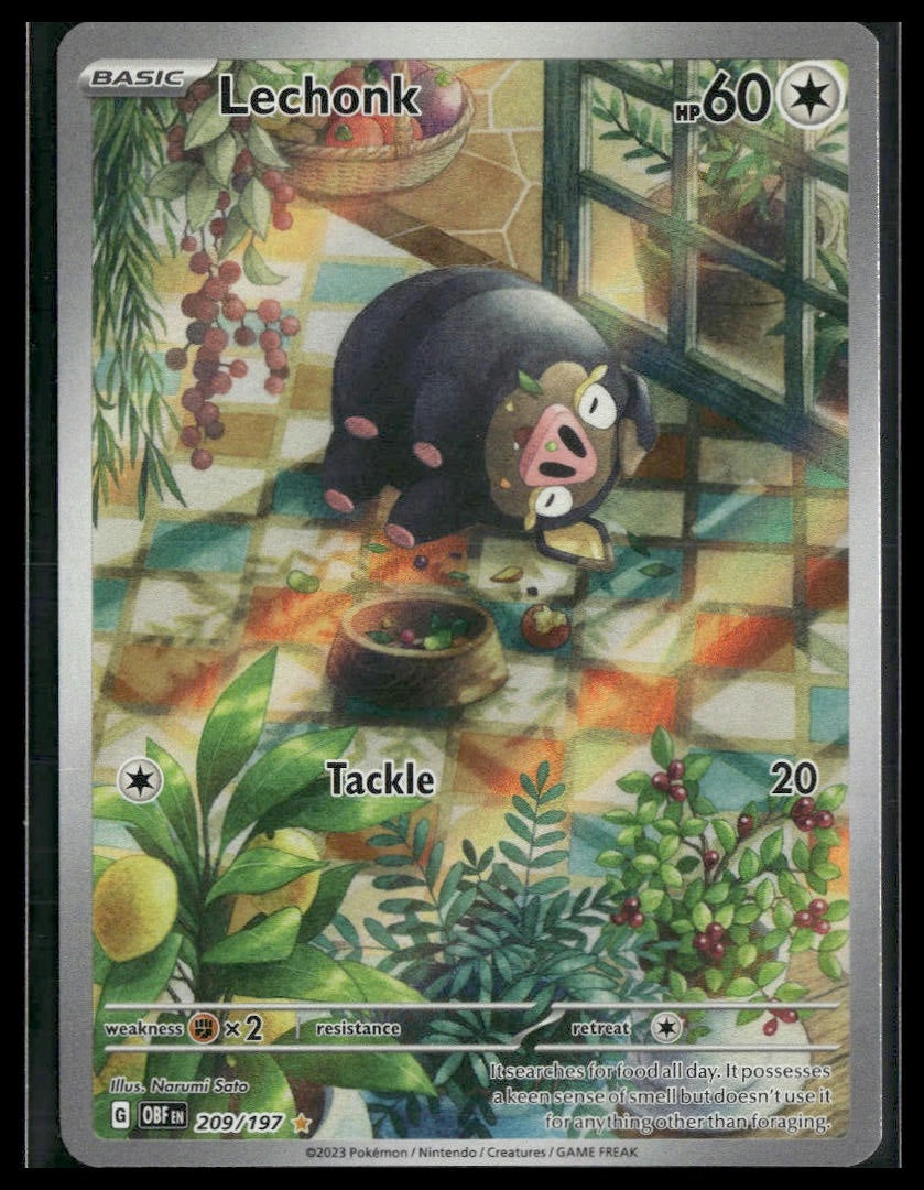 Lechonk #209/197 Obsidian Flames VLP