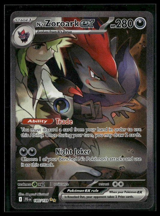 N's Zoroark ex #185/159 Journey Together VLP