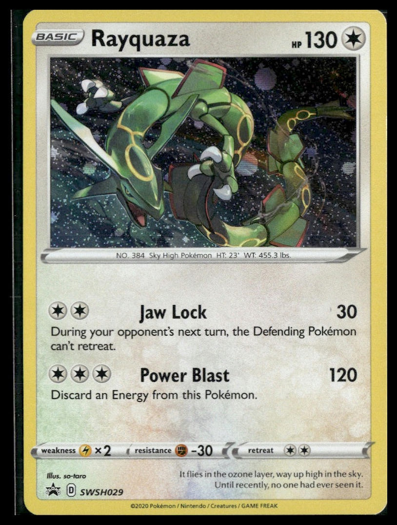 Rayquaza #SWSH029 Sea & Sky Promo LP