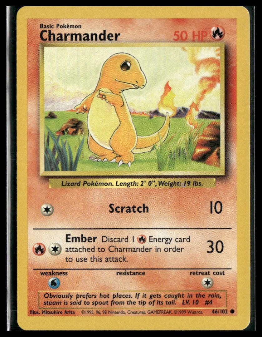Charmander #046/102 Base Set LP