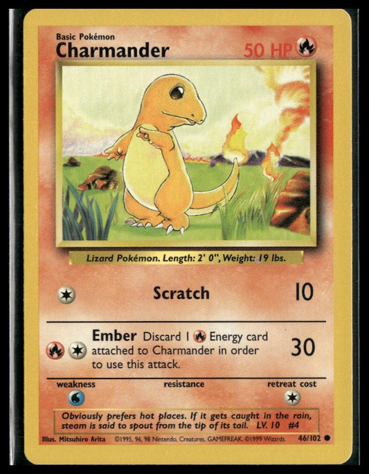 Charmander #046/102 Base Set LP