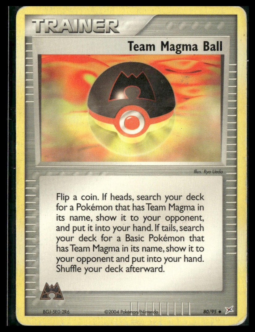 Team Magma Ball #80/95 Team Magma vs Team Aqua HP