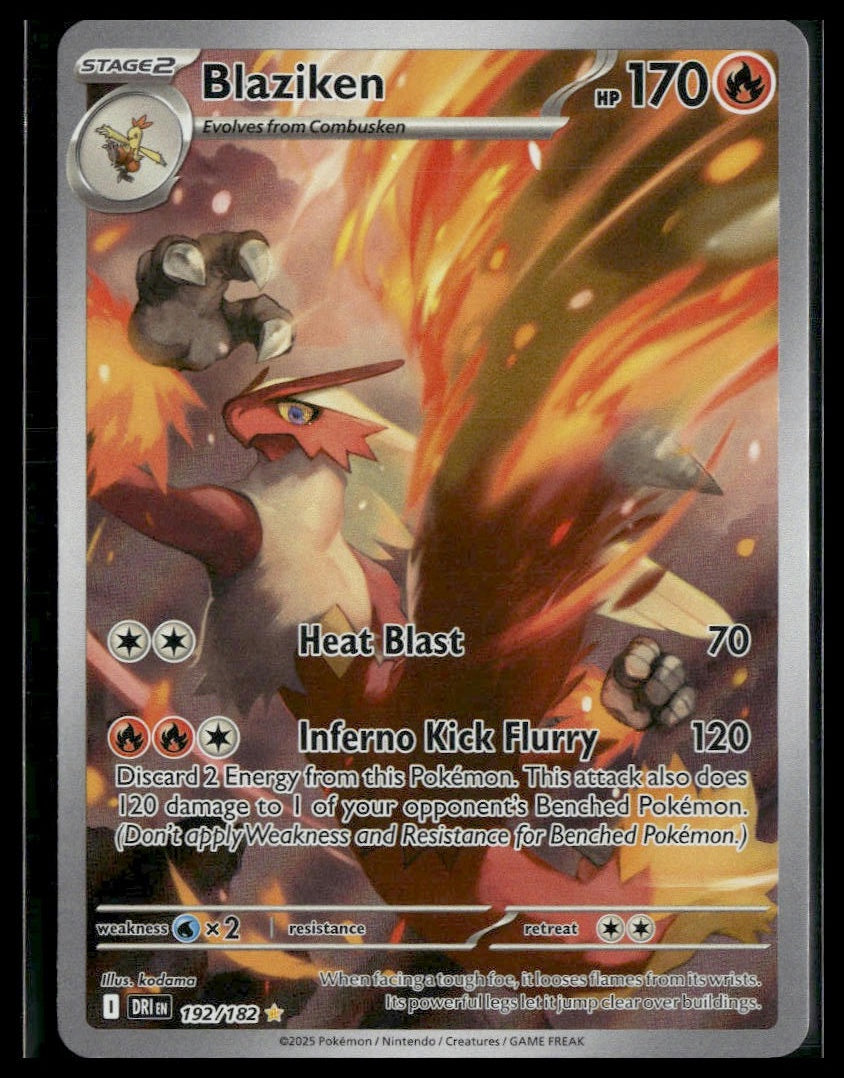 Blaziken #192/182 Destined Rivals VLP