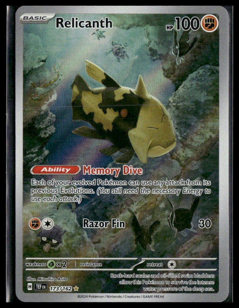 Relicanth #173/162 Temporal Forces NM