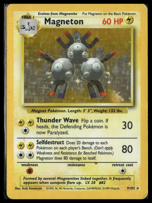 Magneton #009/102 Base Set HP/DMG