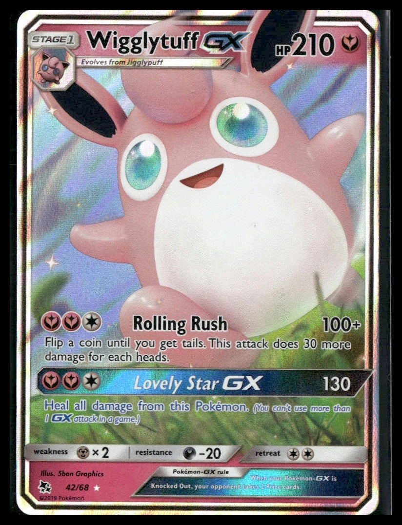 Wigglytuff GX #42/68 Hidden Fates VLP