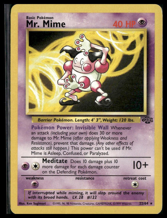 Mr. Mime #22/64 Jungle MP