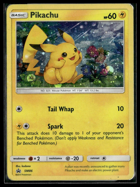 Pikachu #SM86 SM Promo HP/DMG