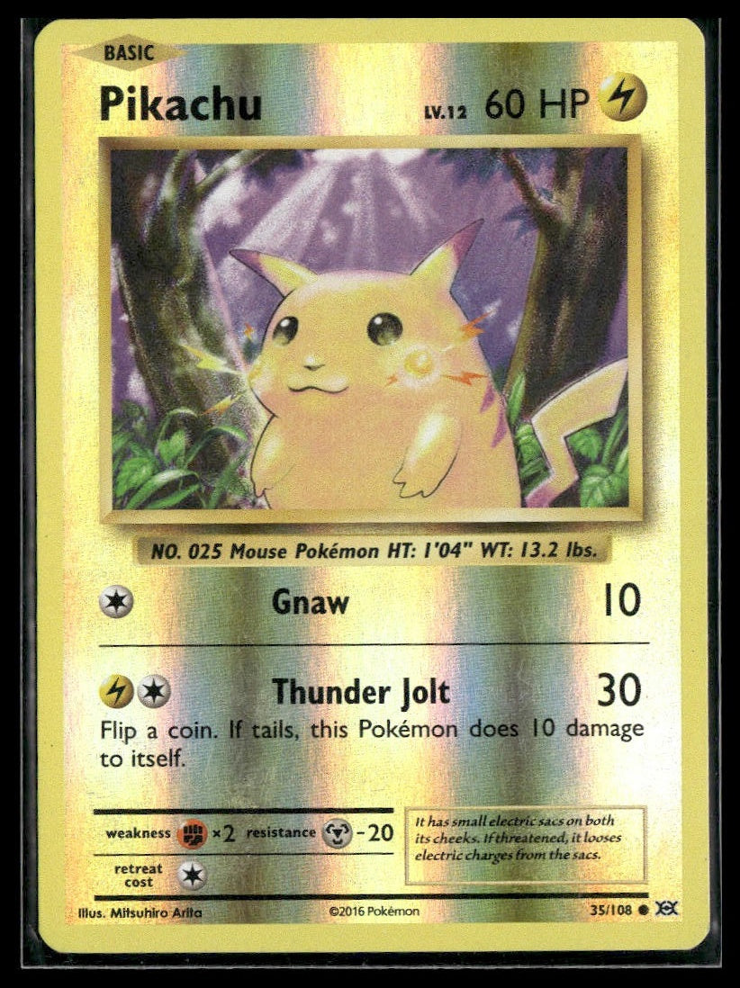 Pikachu #35/108 Reverse Holo XY - Evolutions MP