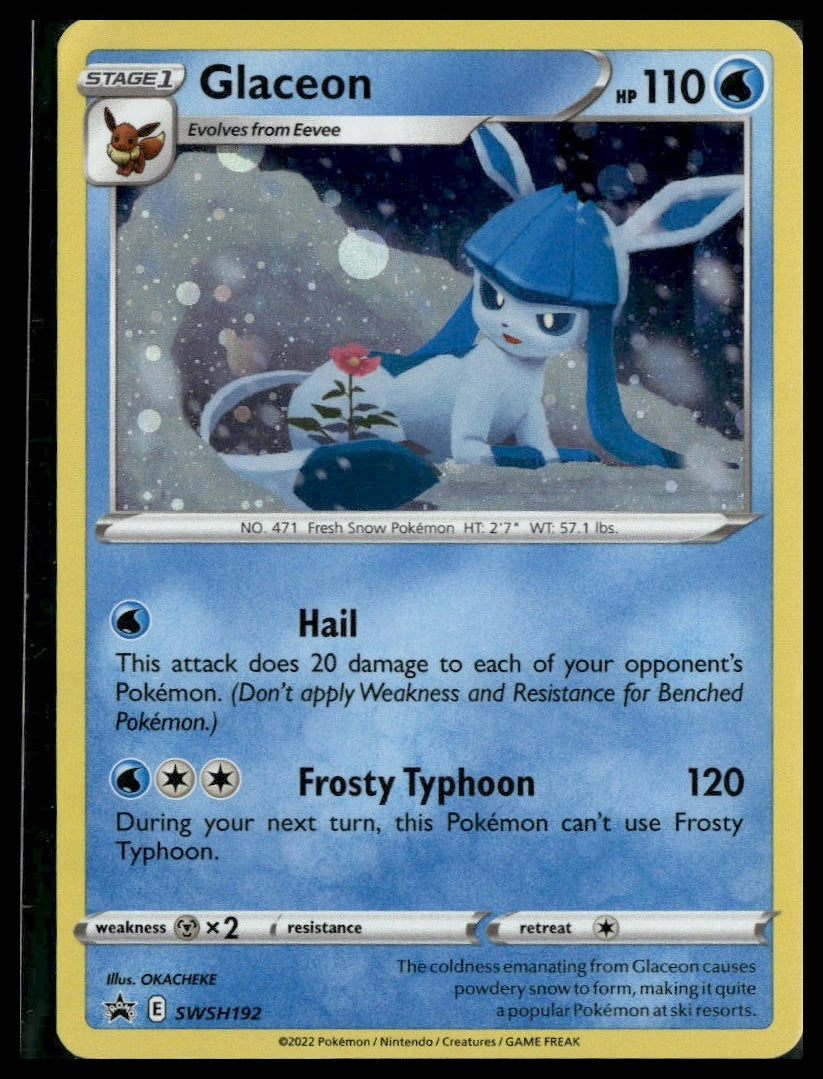 Glaceon #SWSH192 Sword & Shield Promo Cards LP