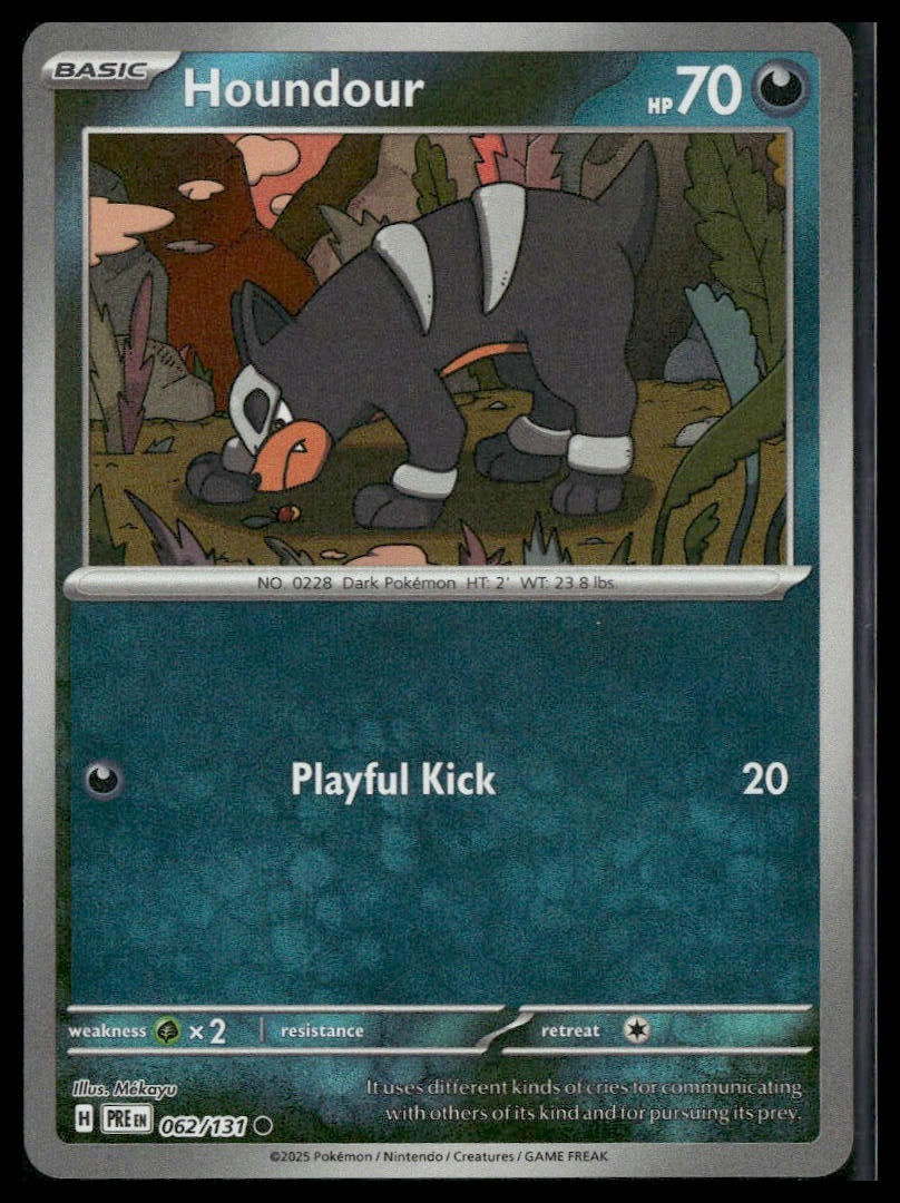 Houndour (Master Ball) #062/131 Prismatic Evolutions VLP