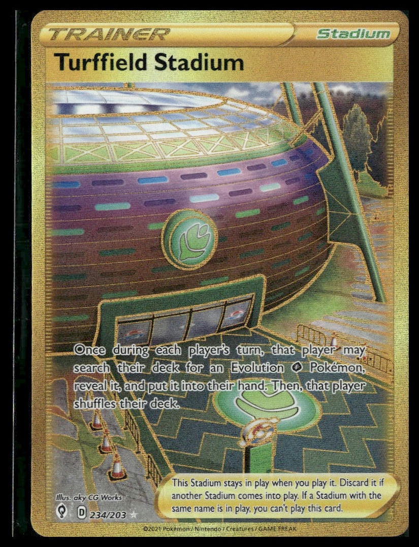 Turffield Stadium (Secret) #234/203 Evolving Skies NM