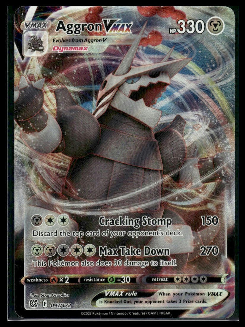 Aggron VMAX #097/172 Brilliant Stars NM