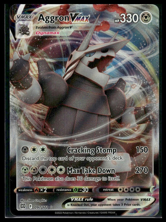 Aggron VMAX #097/172 Brilliant Stars NM