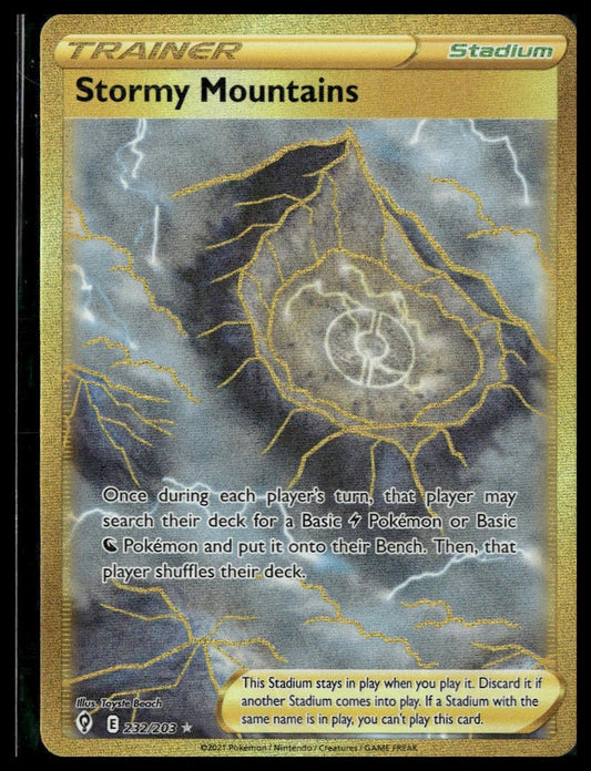 Stormy Mountains (Secret) #232/203 Evolving Skies NM