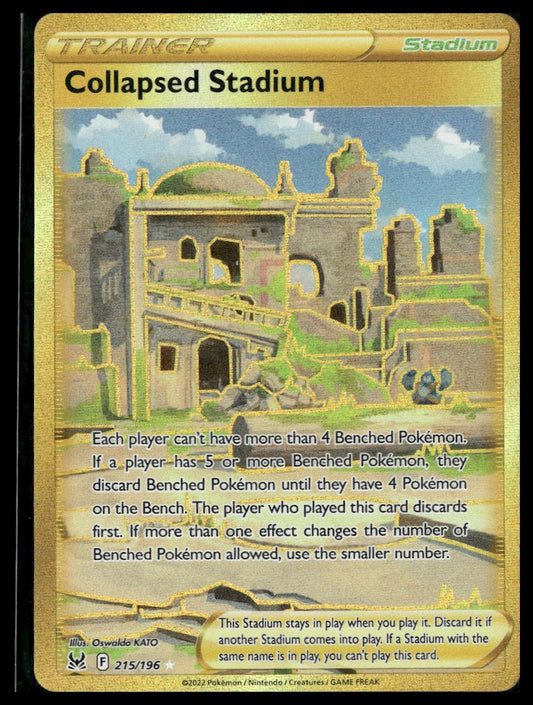 Collapsed Stadium (Secret) #215/196 Lost Origin NM