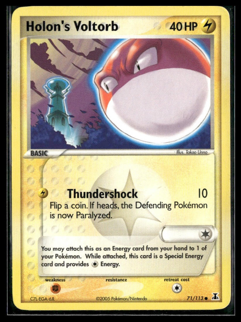 Holon's Voltorb #71/113 Delta Species LP