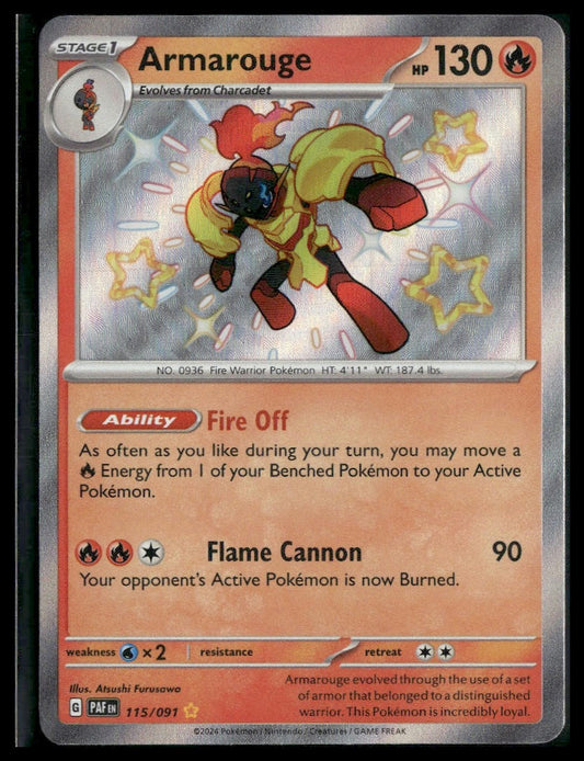 Armarouge #115/091 Paldean Fates VLP