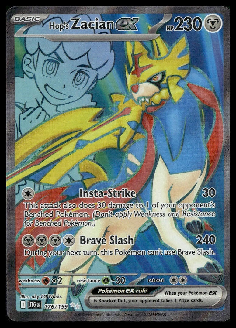Hop's Zacian ex #176/159 Journey Together NM