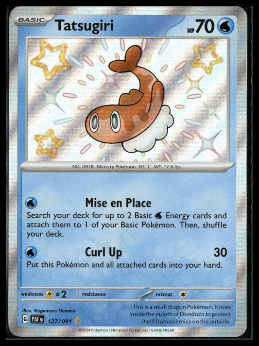 Tatsugiri #127/091 Paldean Fates NM