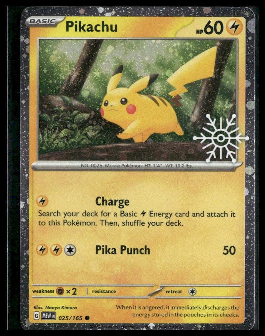 Pikachu #025/165 Holiday Calendar 151 VLP
