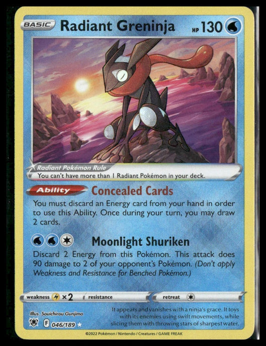 Radiant Greninja #046/189 Astral Radiance VLP