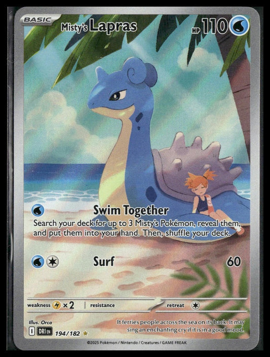 Misty's Lapras #194/182 Destined Rivals VLP