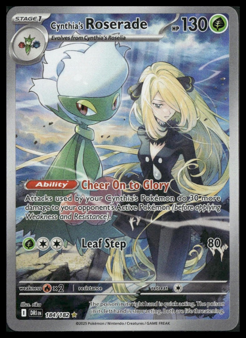 Cynthia's Roserade #184/182 Destined Rivals VLP
