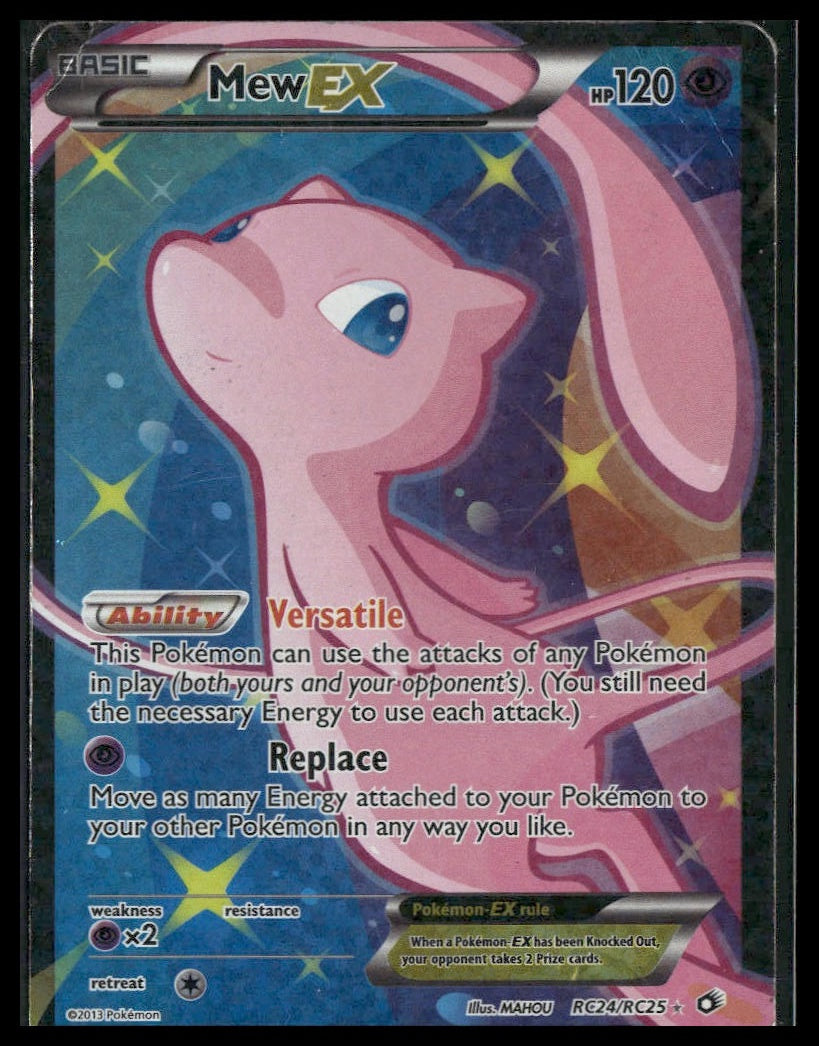 Mew EX #RC24/RC25 Legendary Treasures: Radiant Collection HP
