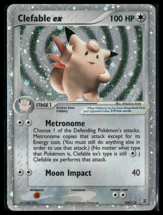 Clefable ex #106/112 FireRed & LeafGreen HP