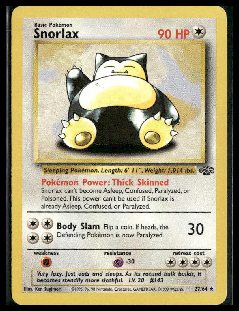 Snorlax #27/64 Jungle LP