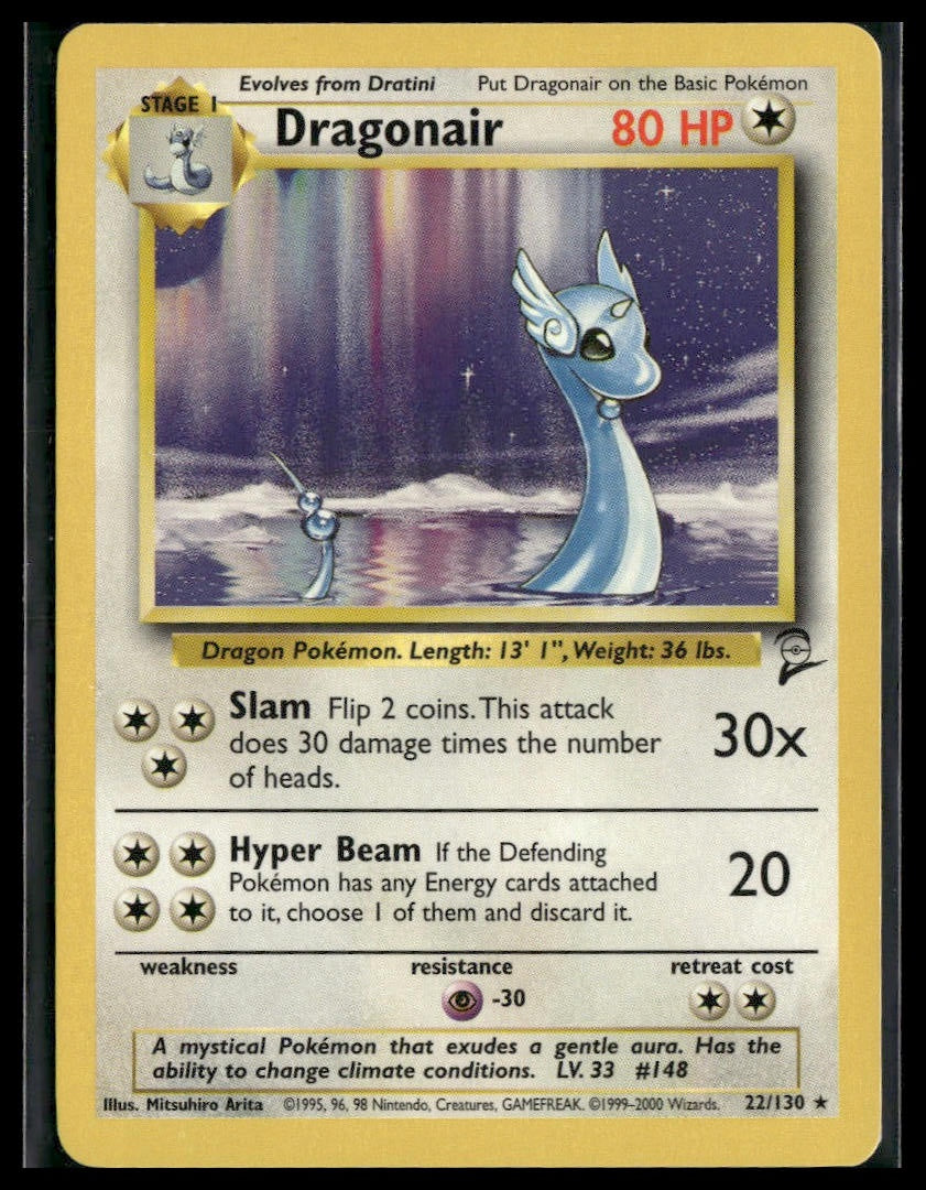 Dragonair #022/130 Base Set 2 LP