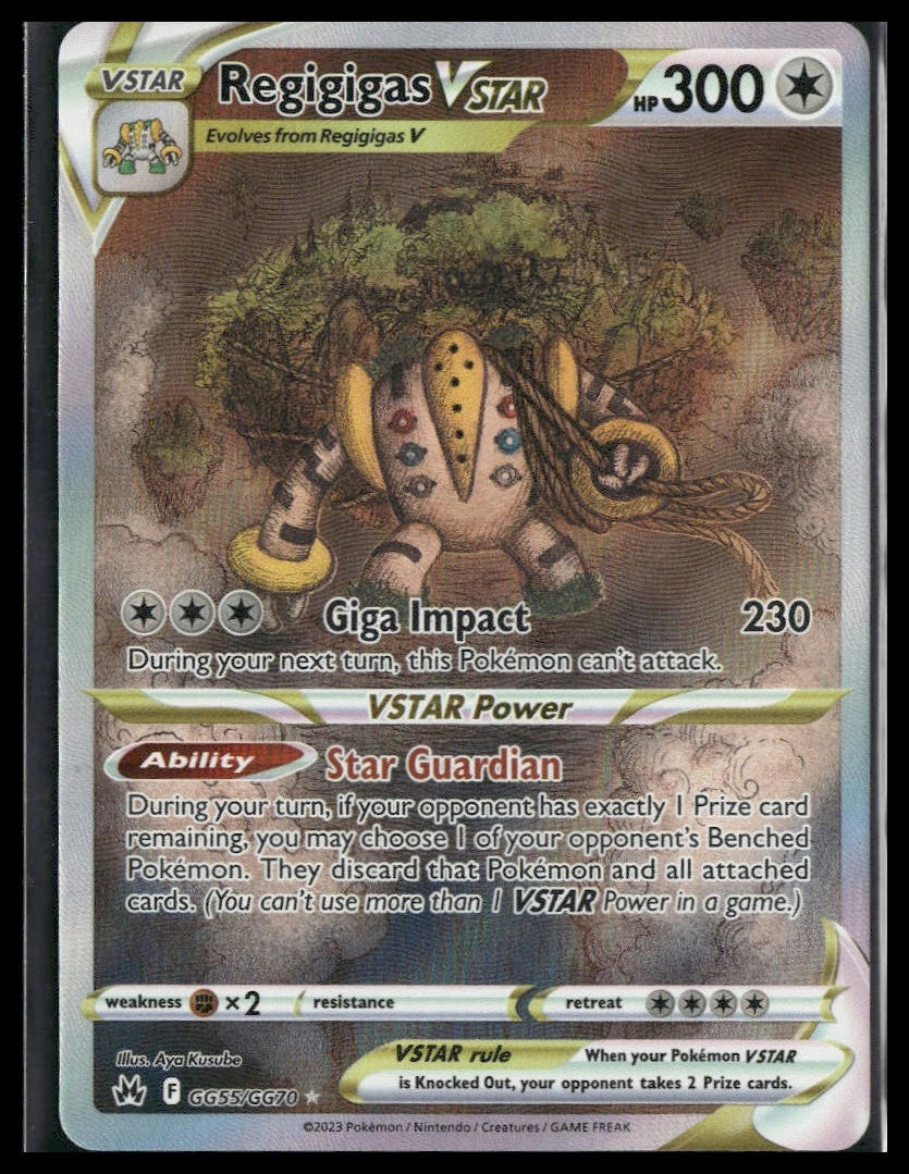 Regigigas VSTAR #GG55/GG70 Crown Zenith: Galarian Gallery VLP