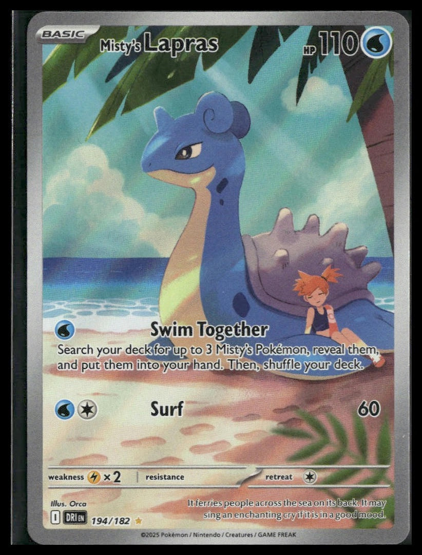 Misty's Lapras #194/182 Destined Rivals VLP