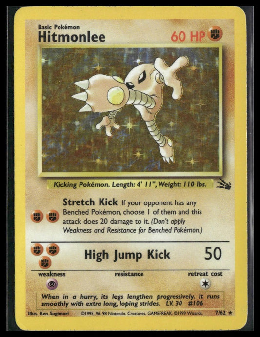 Hitmonlee #07/62 Fossil MP