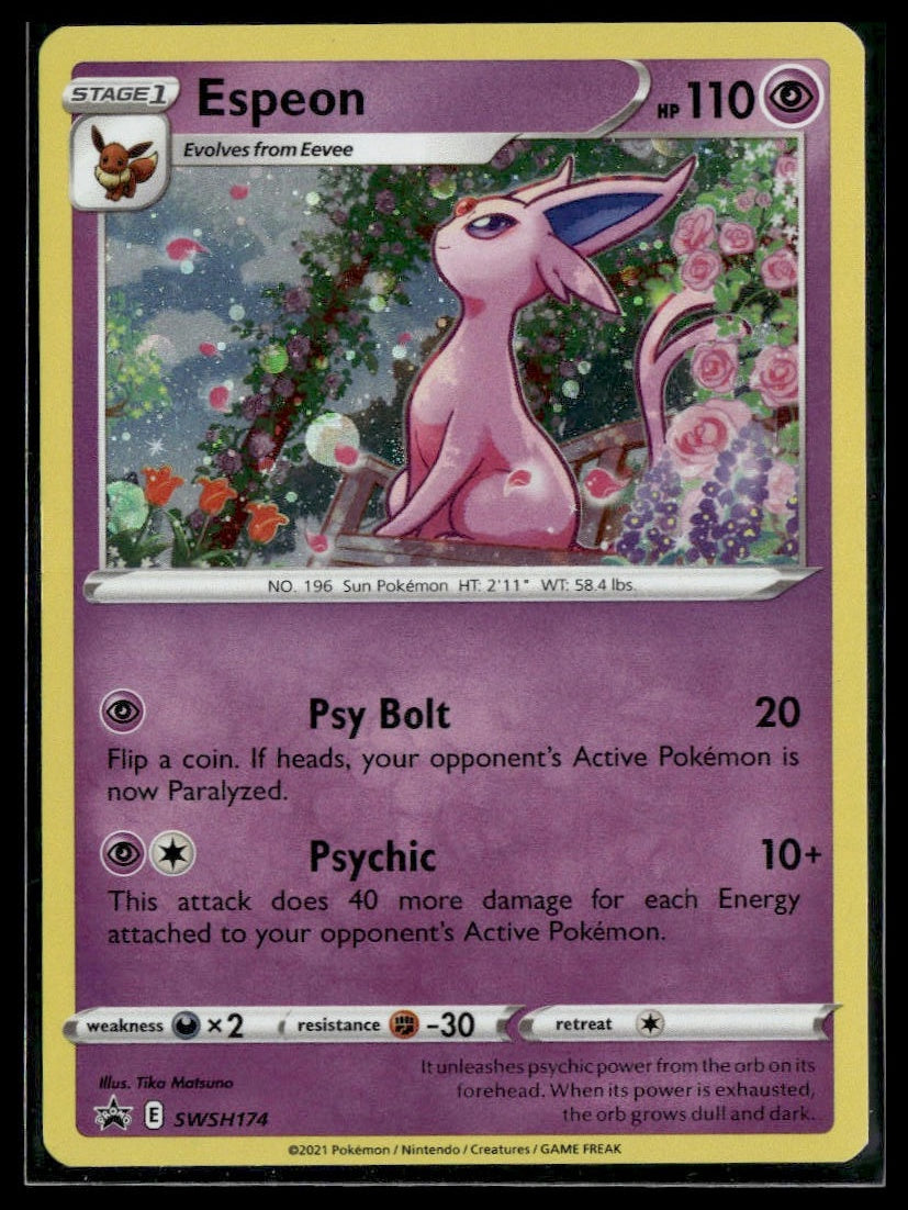Espeon #SWSH174 Sword & Shield Promo Cards LP