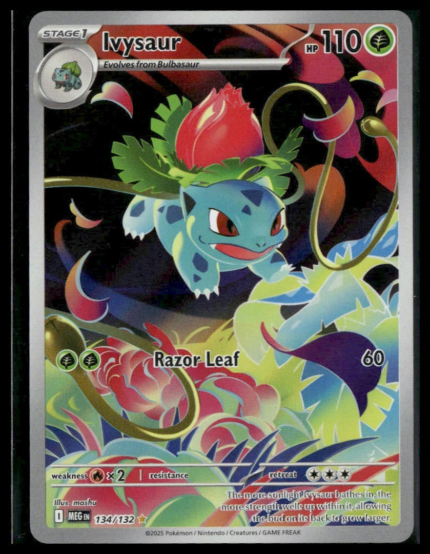Ivysaur #134/132 Mega Evolution NM