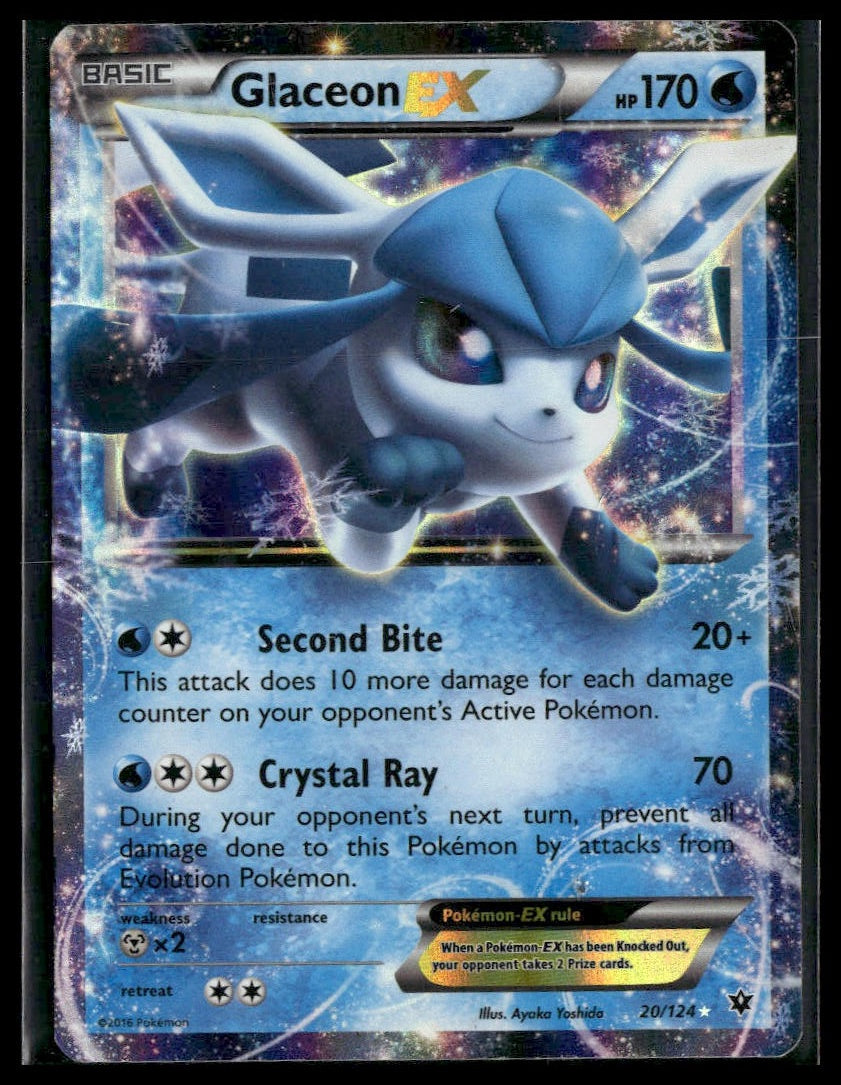 Glaceon EX #20/124 XY - Fates Collide HP