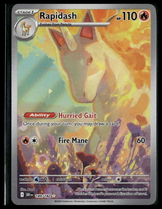 Rapidash #189/182 Destined Rivals VLP