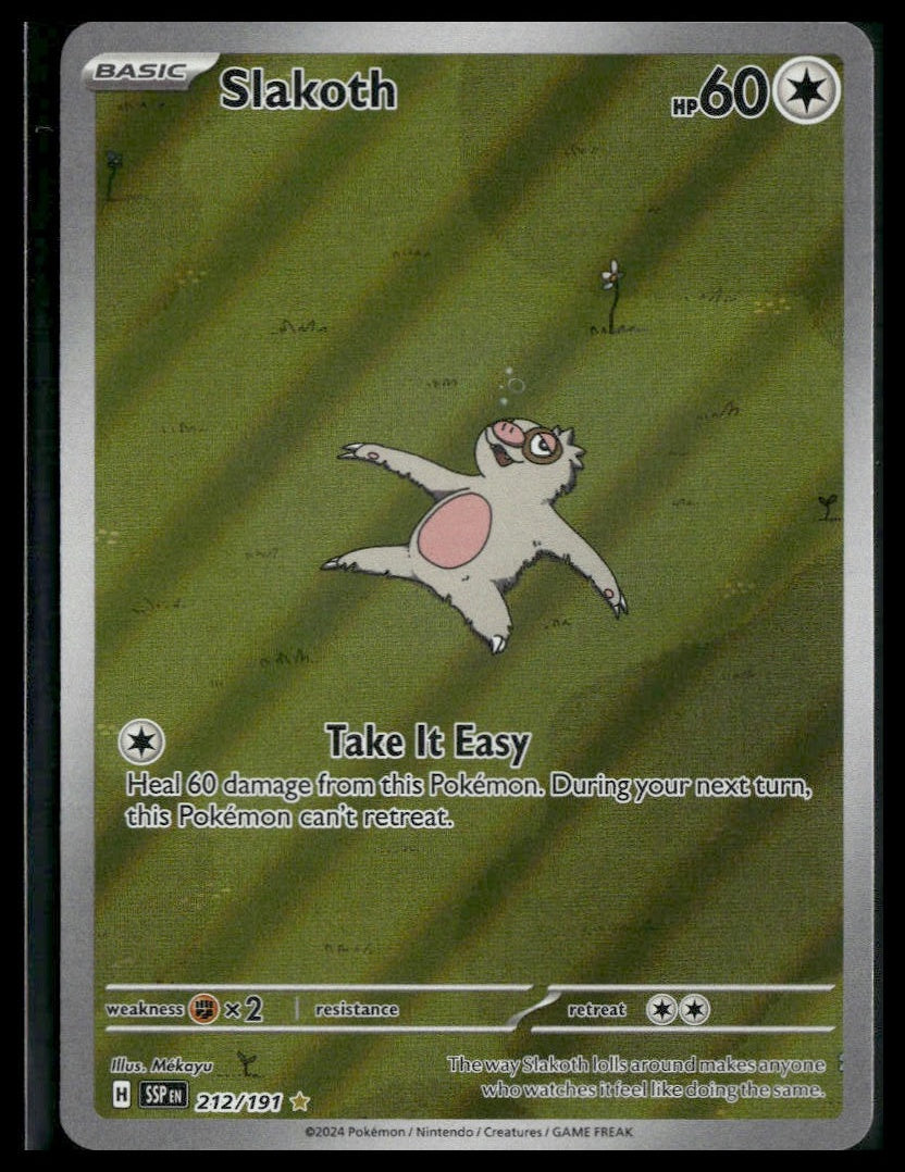 Slakoth #212/191 Surging Sparks VLP