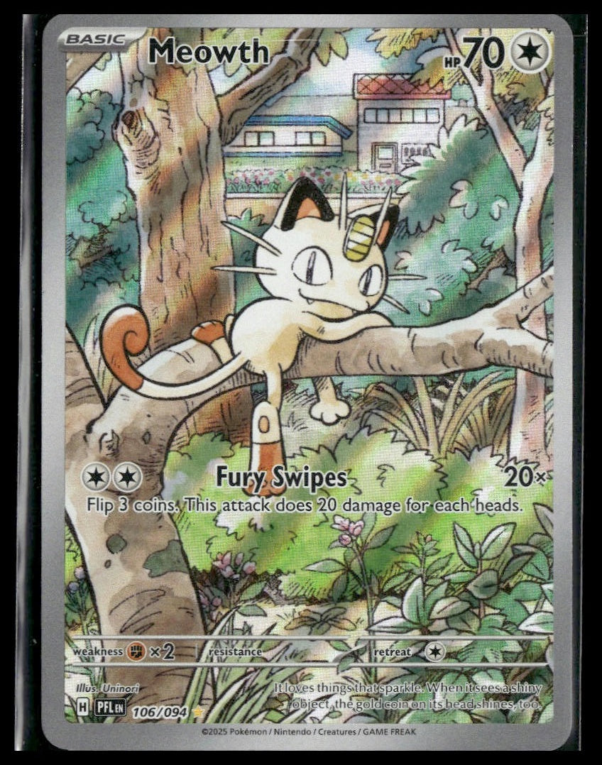 Meowth #106/094 Phantasmal Flames VLP