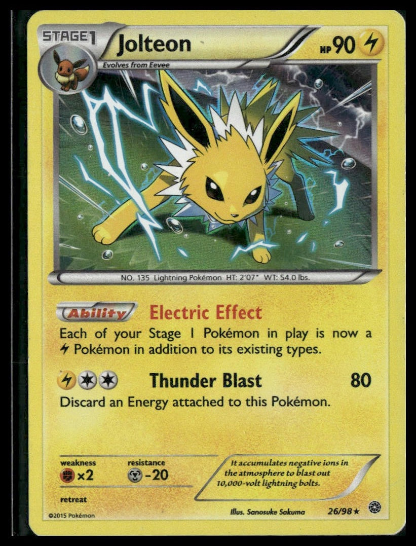 Jolteon #26/98 XY - Ancient Origins HP