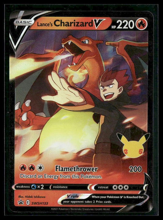 Lance's Charizard V #SWSH133 Celebrations Promo VLP
