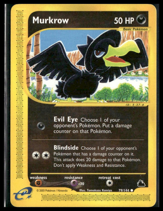 Murkrow #079/144 Tomokazu Komiya Skyridge LP