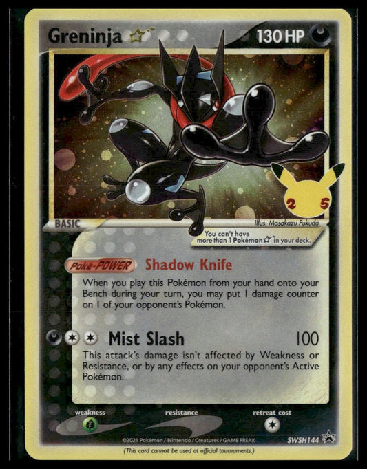 Greninja Star #SWSH144 Celebrations ETB Promo VLP
