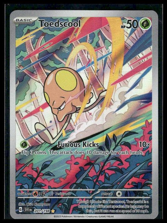 Toedscool #201/198 Scarlet & Violet Base Set VLP