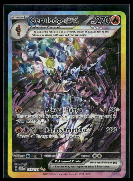 Ceruledge ex #147/131 Prismatic Evolutions NM