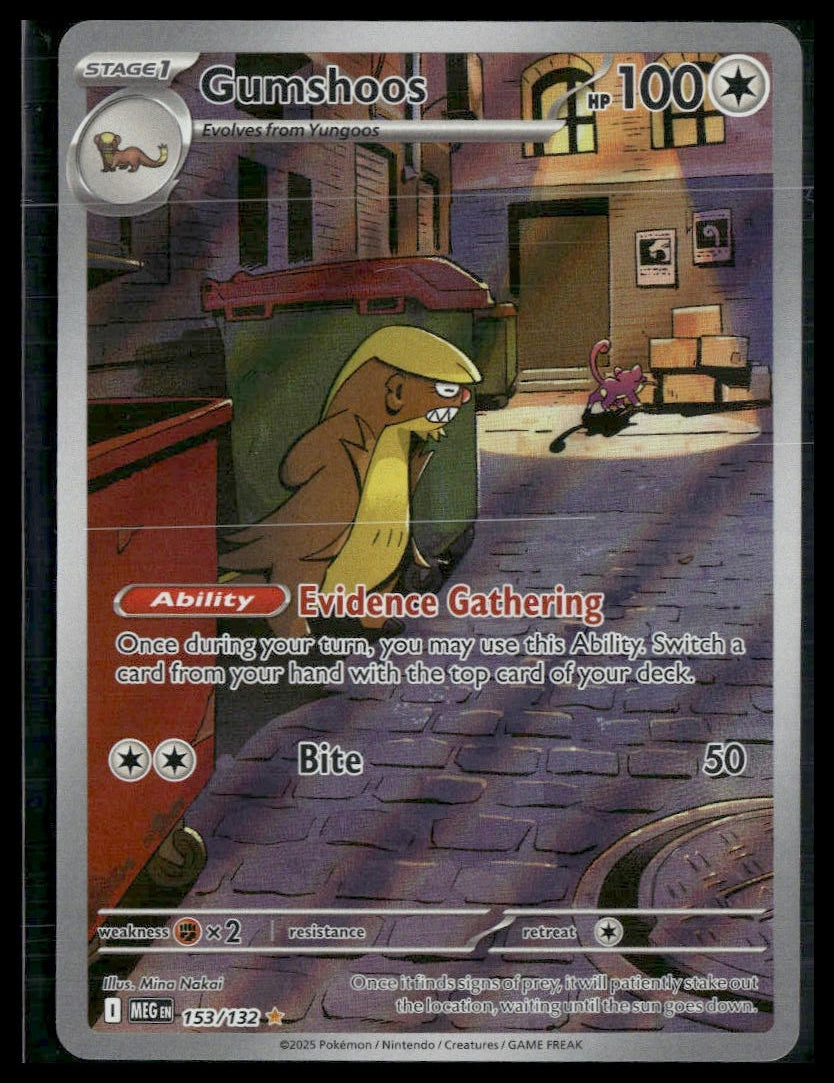 Gumshoos #153/132 Mega Evolution NM