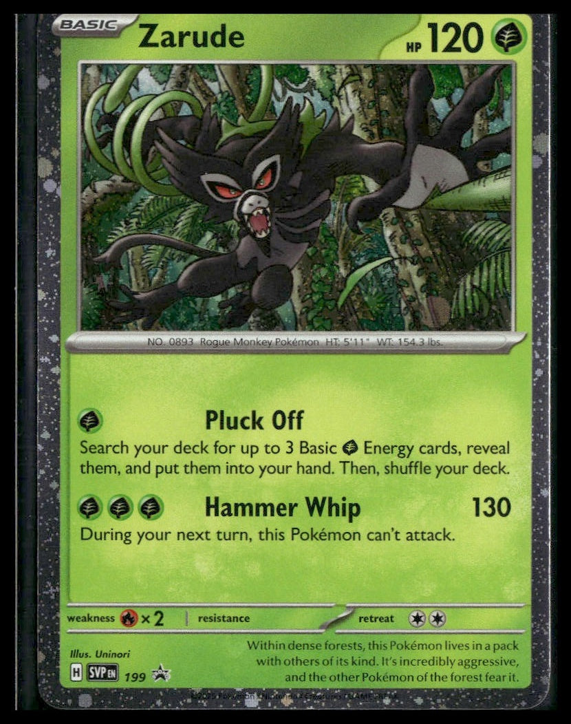 Zarude #199 Destined Rivals Blister Promo VLP